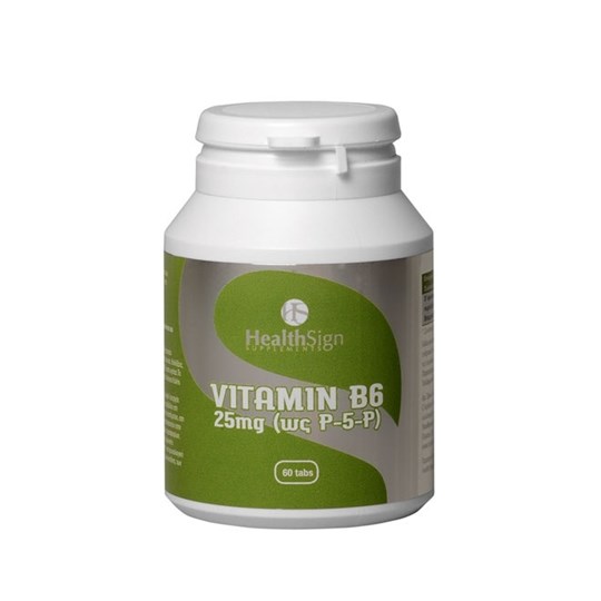 Picture of HEALTH SIGN Vitamin B6 25 mg (ως P-5-P) 60 tabs