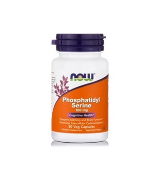 Picture of NOW Phosphatidyl Serine 100 mg Veg 30 Capsules
