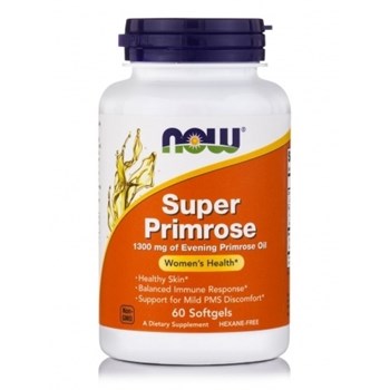Picture of NOW Super Primrose 1300 mg 60 Softgels