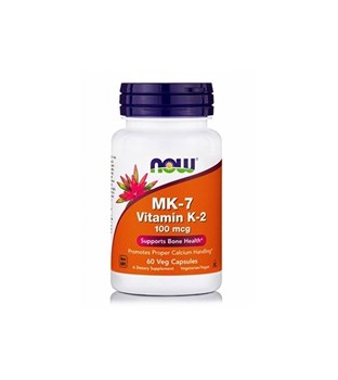 Picture of NOW MK-7 Vitamin K-2 100 mcg Veg 60 Capsules