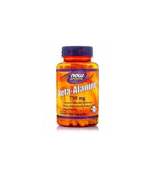 Picture of NOW Beta-Alanine 750 mg 120 Capsules