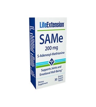Picture of Life Extension SAMe (S-Adenosyl-Methionine), 200 mg, 30 tabs