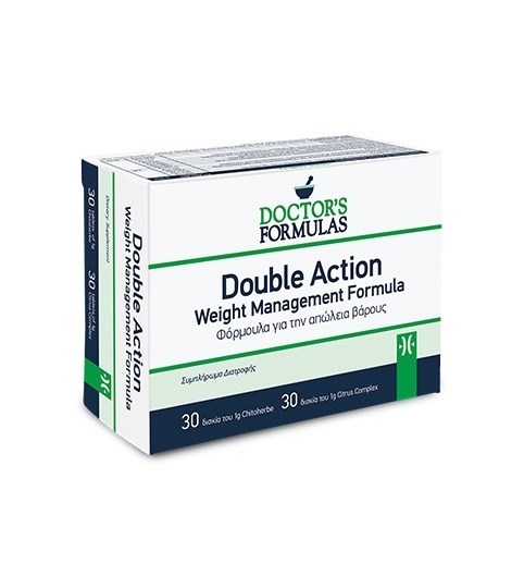 Picture of Doctor's Formulas DOUBLE ACTION WEIGHT MANAGEMENT FORMULA 60 δισκία