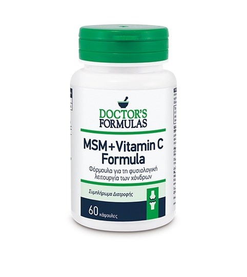 Picture of Doctor's Formulas MSM & VITAMIN C FORMULA 60 κάψουλες