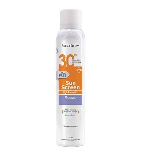 Picture of FREZYDERM SUN SCREEN MOUSSE SPF 30 200ml