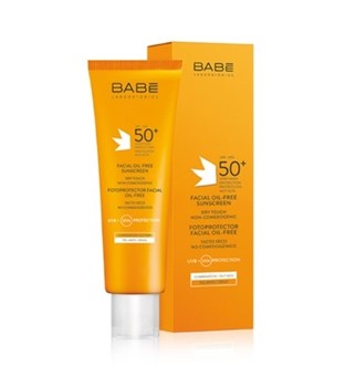 Picture of BABE SUN FACIAL OIL-FREE SUNSCREEN CREAM 50+ DRY TOUCH 50 ml