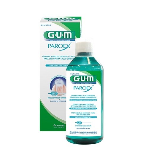 Picture of GUM 1702 Paroex Mouthrinse 0,06% CHX + 0,05% CPC 500ml