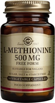 Picture of SOLGAR L-Methionine 500mg 30 veg caps
