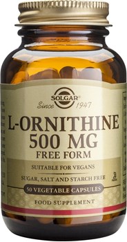 Picture of SOLGAR L-Ornithine 500mg 50 veg caps