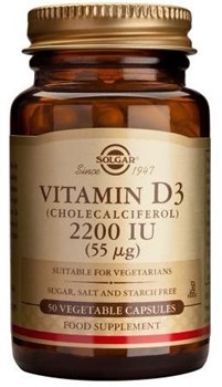 Picture of SOLGAR Vitamin D3 2200IU 50VegCaps