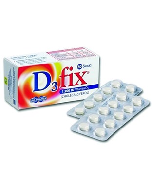 Picture of UNI-PHARMA D3 Fix Βιταμίνη D3 1.200 iu 60tabs