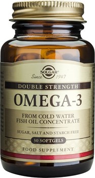 Picture of SOLGAR Omega -3 Double Strength Softgels 30Caps