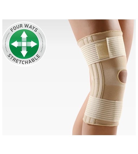 Picture of Anatomicline Επιγονατίδα ενισχυμένη με 4 σπειροειδή ελάσματα & δέστρες Κωδ 1505