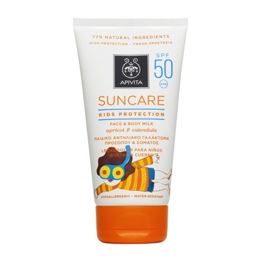 Picture of APIVITA Suncare Kids Protection Face & Body Milk SPF50