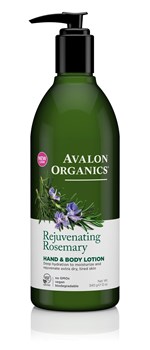 Picture of AVALON ORGANICS Rejuvenating Rosemary Hand & Body Lotion 340gr