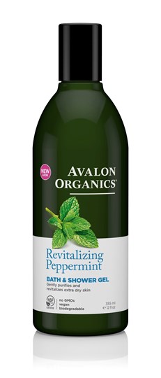 Picture of AVALON ORGANICS Revitalizing Peppermint Bath & Shower Gel 355ml