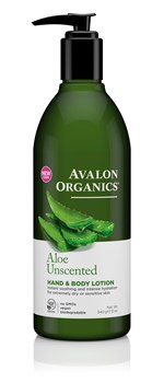 Picture of AVALON ORGANICS Aloe Unscented Hand & Body Lotion 340gr