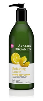 Picture of AVALON ORGANICS Refreshing Lemon Hand & Body Lotion 340gr