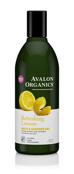 Picture of AVALON ORGANICS Refreshing Lemon Bath & Shower Gel 355ml