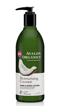 Picture of AVALON ORGANICS Moisturizing Coconut Hand & Body Lotion 340gr