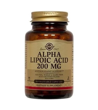 Picture of SOLGAR Alpha Lipoic Acid 200mg 50 veg caps