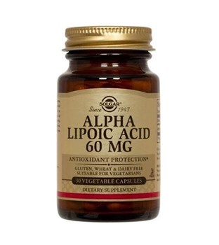 Picture of SOLGAR Alpha Lipoic Acid 60mg 30 veg caps