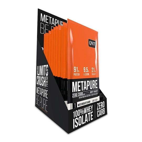 Picture of QNT Metapure Zero Carb White Chocolate Single dose 30gr