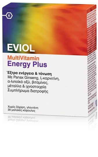 Picture of EVIOL MultiVitamin Energy Plus 30 caps