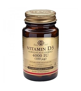 Picture of SOLGAR Vitamin D3 4000IU 60 veg caps