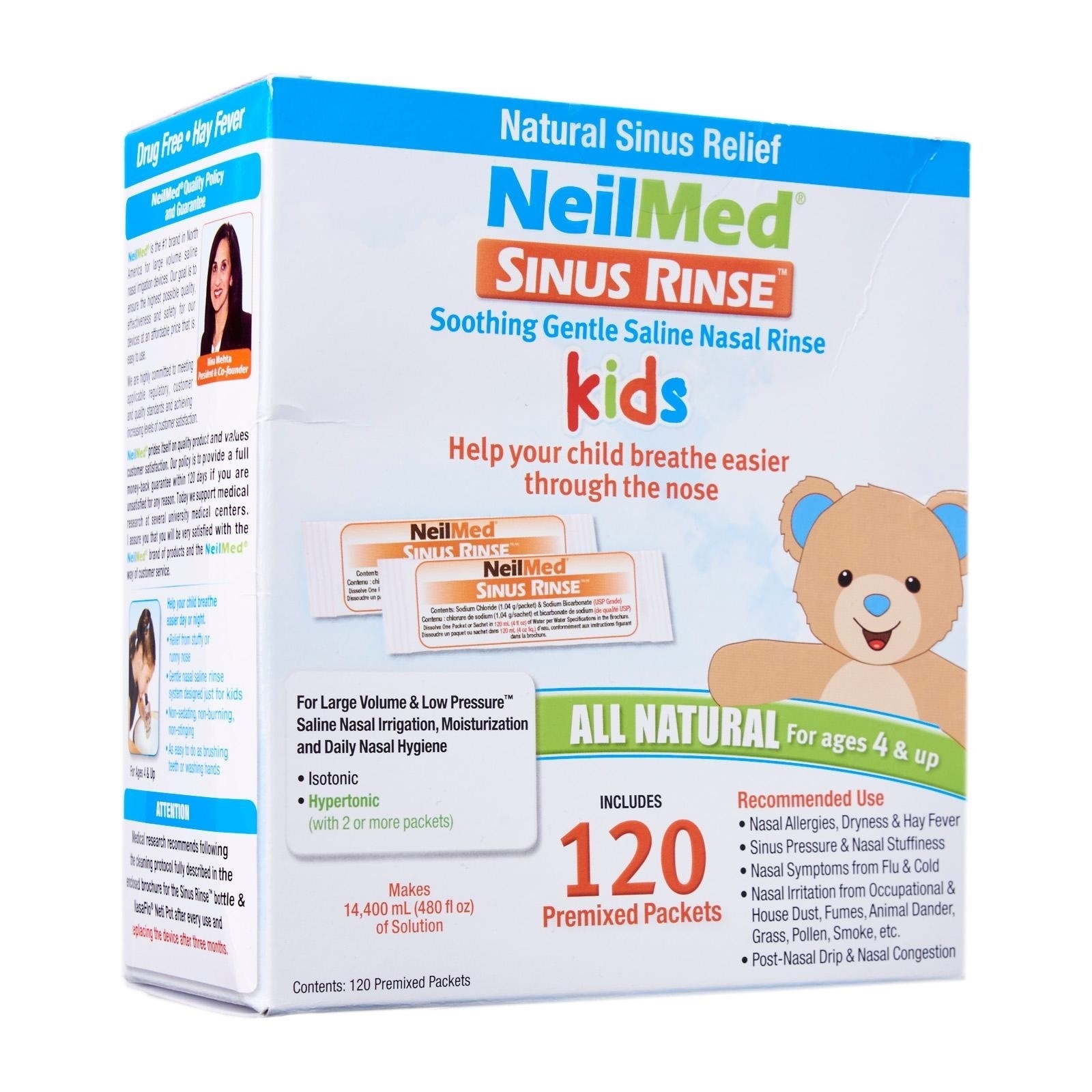 NEILMED Sinus Rinse Kids Pediatric Refill (120 ανταλλακτικοί φακελίσκοι