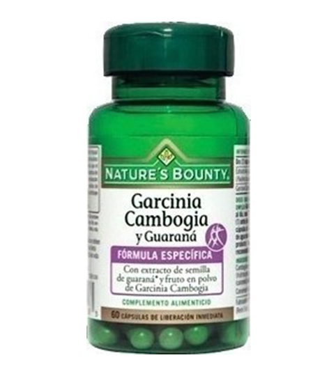 Picture of NATURE'S BOUNTY GARCINIA CAMBOGIA & GUARANA CAPS 60S