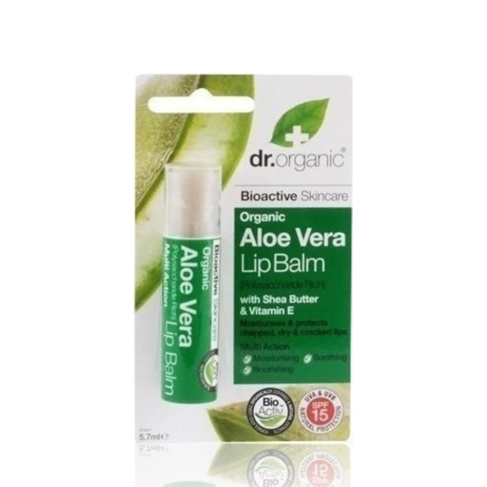 Dr. Organic Aloe Vera Lip Balm 5.7 ml PharmaDirect.gr
