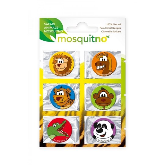 Picture of MOSQUITNO Fun Animal Designs Citronella Stickers 6τμχ