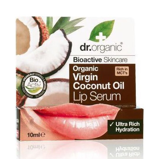 Picture of Dr Organic Organic Virgin Coconut Oil Lip Serum Πλούσιο Ενυδατικό Σέρουμ Χειλών Με Βιολογικό Ελαιο Καρύδας 10ml