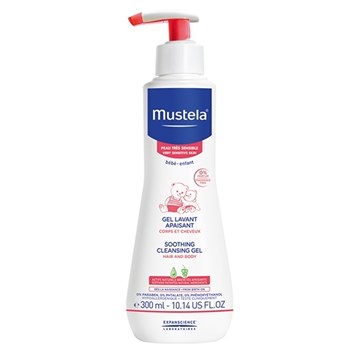 Picture of MUSTELA Soothing Cleansing Gel 300ml Καταπραϋντικό Αφροντους για Σώμα & Μαλλιά  ευαίσθητο δέρμα