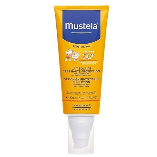 Picture of MUSTELA VERY HIGH PROTECT SUN SPRAY SPF50+ 200ML Αντηλιακό Σώματος & Προσώπου πολύ υψηλής προστασίας