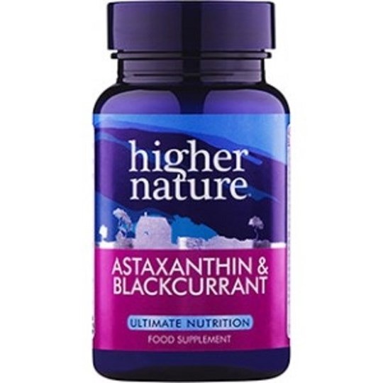 Picture of Higher Nature Astaxanthin and BlackCurrant 90 κάψουλες