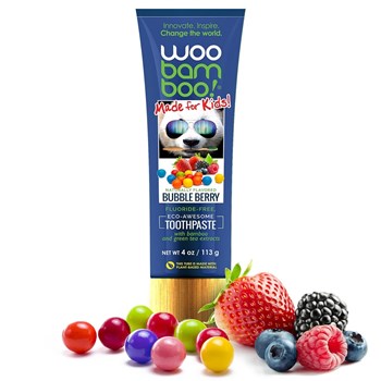 Picture of WOOBAMBOO! Οδοντόκρεμα Bubble Berry (for Kids) 113gr