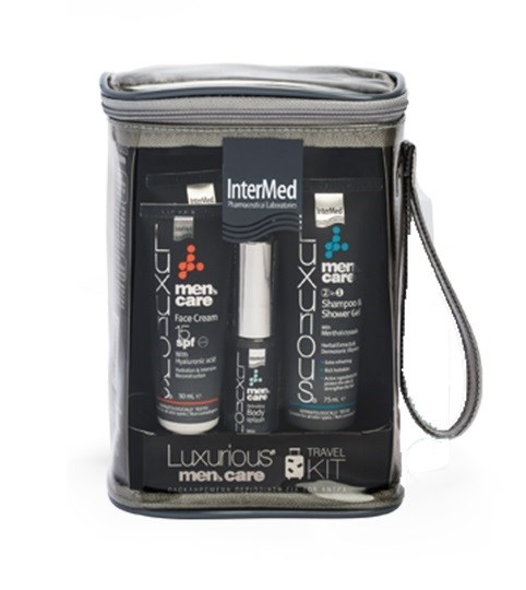 Picture of Intermed Luxurious Men’s Care Travel Kit 1τμχ Πρακτικό Σετ Ταξιδιού 5 προϊόντων για ολοκληρωμένη ανδρική φροντίδα