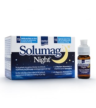 Picture of Intermed Solumag Night 15 vials x 10ml Συμπλήρωμα Διατροφής για την Αϋπνία