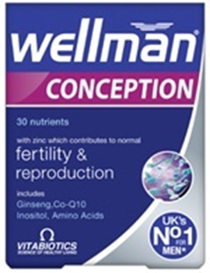 Picture of VITABIOTICS WELLMAN CONCEPTION 30tabs