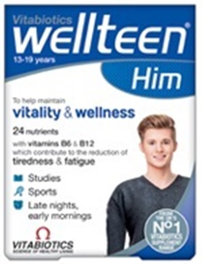 Picture of VITABIOTICS WELLTEEN HIM 30 TABS