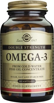 Picture of SOLGAR Omega -3 Double Strength Softgels 60Caps
