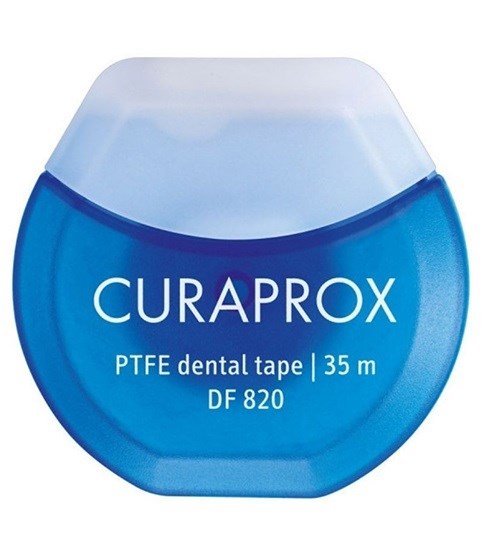 Picture of Curaprox DF 820 PTFE Dental Tape Μεσοδόντια Οδοντική Ταινία 35m