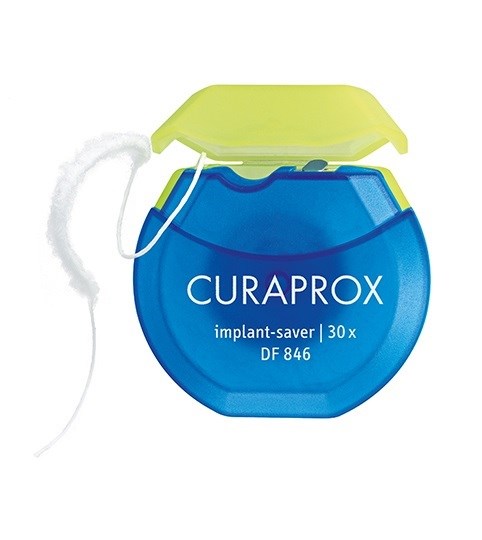 Picture of Curaprox DF 846 Implant Saver Οδοντικό Νήμα για Εμφυτεύματα 30 νήματα