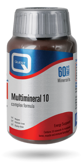 Picture of QUEST MULTIMINERAL 10 ( CAL-MAG PLUS) 60 TABS