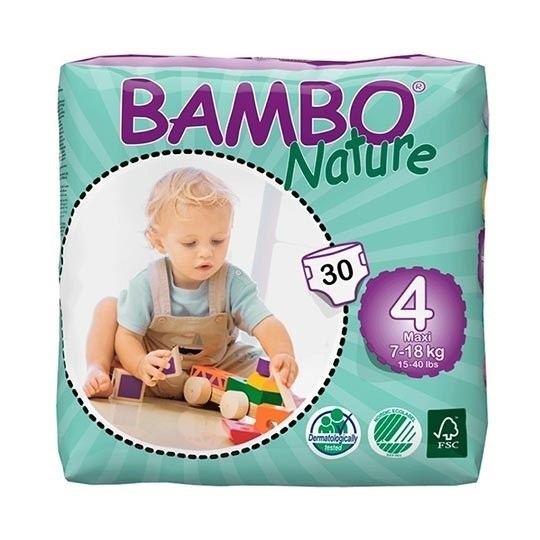 Picture of Πάνα Bambo Nature Maxi (7-18kg)  Tall Pack Συσκευασία 60 Τεμαχίων