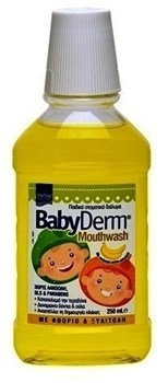 Picture of INTERMED Babyderm Mouthwash Με Γεύση Μπανάνα 250ml