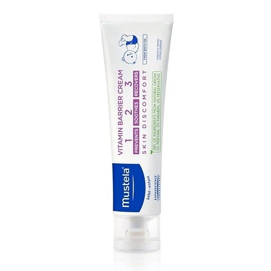 Picture of Mustela Bebe Vitamin Barrier Creme Change 1-2-3 Καθημερινή Κρέμα για την Αλλαγή της Πάνας 100ml