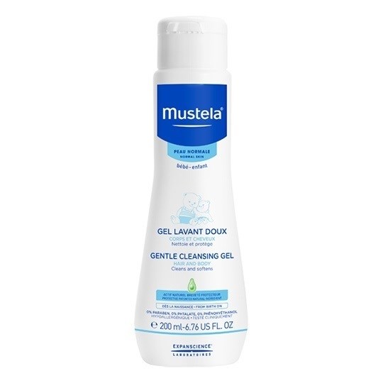 Picture of MUSTELA GENTLE CLEANSING GEL Απαλό αφροντούς για σώμα & μαλλιά 200ml